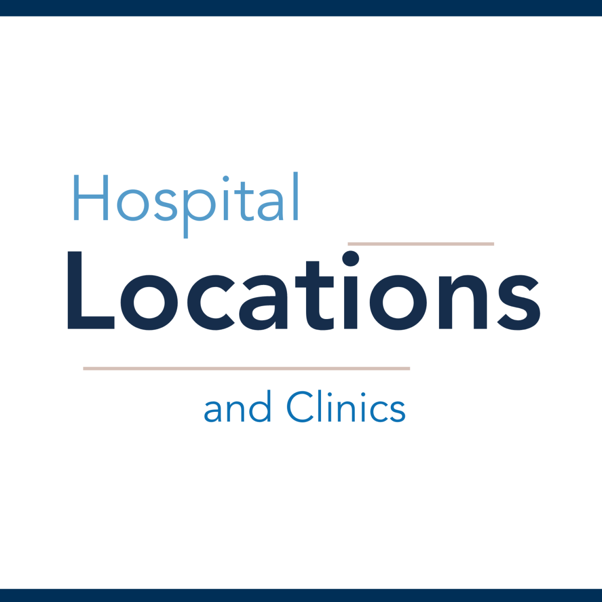 Hospital Locations